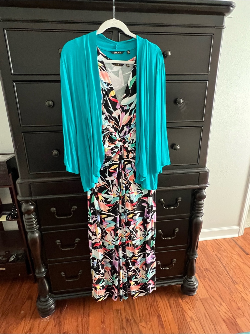 Iman Floral Maxi Dress and Jacket